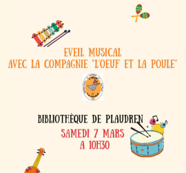 🎶 Éveil musical à la bibliothèque ! 🎶